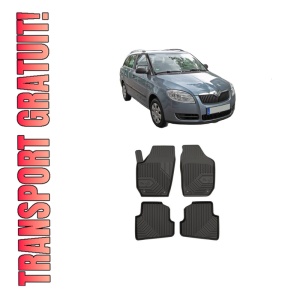 Set covorase presuri SKODA FABIA II Combi (545) din 2007-2014, auto, din cauciuc thermoplastic, SKODA