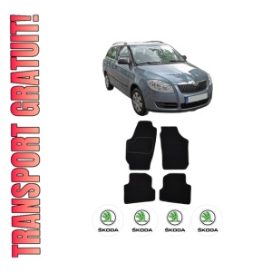 Set Covorase Presuri SKODA FABIA II Combi (545) din 2007-2014, Auto, Material Textil Mocheta, SKODA