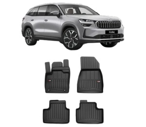 Set covorase presuri SKODA KODIAQ II (PS7) din 2024-2025, auto, din cauciuc thermoplastic, SKODA - Img 2