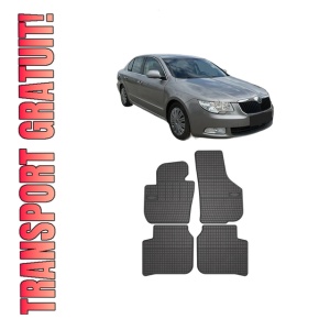 Set covorase presuri SKODA SUPERB II (3T4) din 2008-2015, auto, din cauciuc thermoplastic, SKODA