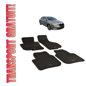 Set covorase presuri SKODA SUPERB II din 2008-2015, auto, din cauciuc thermoplastic