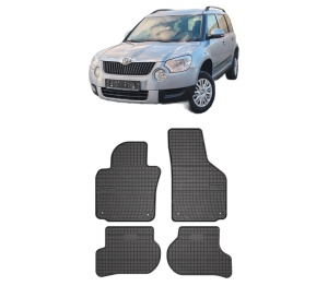 Set covorase presuri SKODA YETI din 2009-2017, auto, din cauciuc thermoplastic, SKODA - Img 2