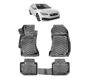 Set covorase presuri SUBARU IMPREZA III din 2007-2012, auto, din cauciuc thermoplastic - Img 2
