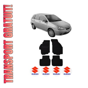 Set Covorase Presuri SUZUKI LIANA Hatchback din 2001-2007, Auto, Material Textil Mocheta, SUZUKI