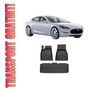 Set covorase presuri TESLA MODEL S (5YJS) din 2012-2019, auto, din cauciuc thermoplastic, TESLA