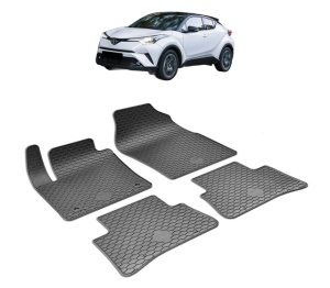 Set covorase presuri TOYOTA C-HR INCLUSIV HYBRID din 2017-2023, auto, din cauciuc thermoplastic - Img 2