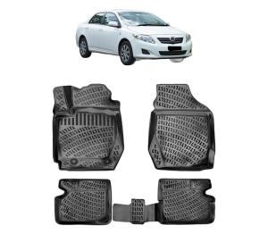 Set covorase presuri TOYOTA COROLLA IX E120. E130 din 2000-2006, auto, din cauciuc thermoplastic - Img 2