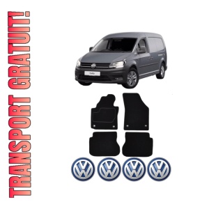 Set Covorase Presuri Volkswagen CADDY III Box Body/MPV (2KA, 2KH, 2CA, 2CH) din 2004-2015, Auto, Material Textil Mocheta, Volkswagen