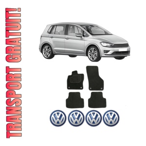 Set Covorase Presuri Volkswagen GOLF SPORTSVAN VII (AM1, AN1) din 2014-2020, Auto, Material Textil Mocheta, Volkswagen