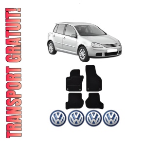 Set Covorase Presuri Volkswagen GOLF V (1K1) din 2003-2009, Auto, Material Textil Mocheta, Volkswagen