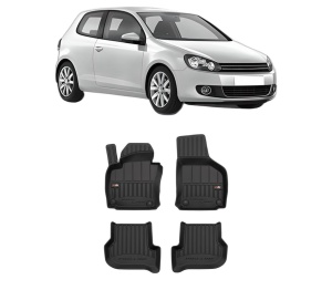 Set covorase presuri Volkswagen GOLF VI (5K1) din 2008-2013, auto, din cauciuc thermoplastic, Volkswagen - Img 2