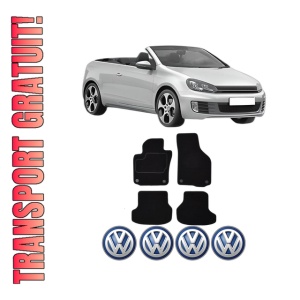 Set Covorase Presuri Volkswagen GOLF VI Convertible (517) din 2011-2016, Auto, Material Textil Mocheta, Volkswagen