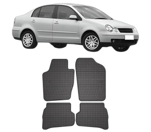 Set covorase presuri Volkswagen POLO IV Saloon (9A4, 9A2, 9N2, 9A6) din 2002-2012, auto, din cauciuc thermoplastic, Volkswagen - Img 2