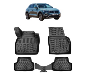 Set covorase presuri Volkswagen T-CROSS din 2019, auto, din cauciuc thermoplastic - Img 2