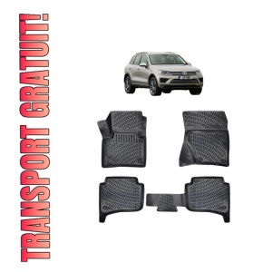 Set covorase presuri Volkswagen TOUAREG II 7P CLIMA 4 ZONE din 2010-2018, auto, din cauciuc thermoplastic