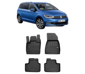 Set covorase presuri Volkswagen TOURAN (5T1) din 2015-2022, auto, din cauciuc thermoplastic, Volkswagen - Img 2