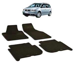 Set covorase presuri Volkswagen TOURAN din 2003-2010, auto, din cauciuc thermoplastic - Img 7