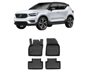 Set covorase presuri VOLVO XC40 (536) din 2017-2023, auto, din cauciuc thermoplastic, VOLVO - Img 2