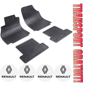 Set covorase Renault Megane III Hatchback 11.2008 - 12.2015 si 4 stickere rotunde Renault