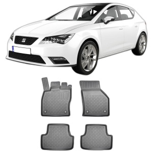 Set covorase SEAT LEON III 5F, din 11.2012 - 02.2020, covorase tavita, caroserie HATCHBACK, compatibile cu autoturismul SEAT LEON III 5F, ARISTAR - Img 2