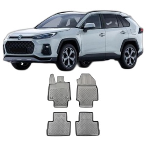 Set covorase SUZUKI ACROSS PHEV, din 07.2020 - Prezent, covorase tavita, caroserie SUV cutie automata, compatibile cu autoturismul SUZUKI ACROSS PHEV, ARISTAR - Img 2