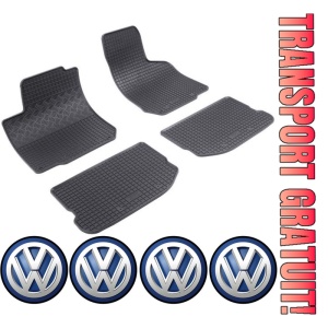 Set covorase Volkswagen Bora I Sedan 1998 - 2005 si 4 stickere rotunde Volkswagen