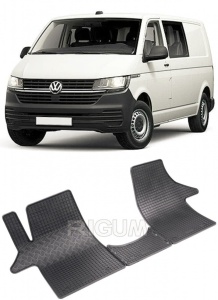 Set covorase Volkswagen T5/T6 Caravelle 2/3 locuri 2006 - prezent si 4 stickere rotunde Volkswagen accesorii pentru autoturismul tau - masina v4241