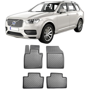 Set covorase VOLVO XC 90 PHEV, din 05.2015 - Prezent, covorase tavita, caroserie SUV AL 3-LEA rand exclus, compatibile cu autoturismul VOLVO XC 90 PHEV, ARISTAR - Img 2