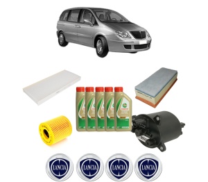Set Pachet filtre revizie Bosch, 5 litrii ulei Castrol 5W40 LANCIA PHEDRA (179_) 2.2 D Multijet (179.AXM1B, 179.AXP11, 179.BXM1B,... din 2008-2010, 4x Stickere auto cu LANCIA - Img 2