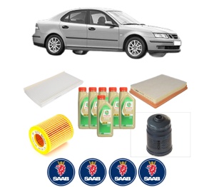 Set Pachet filtre revizie Bosch, 6 litrii ulei Castrol 5W30 SAAB 9-3 (YS3F, E79, D79, D75) 1.9 TiD din 2004-2015, 4x Stickere auto cu SAAB - Img 2