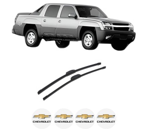 Set stergatoare auto CHEVROLET AVALANCHE din 2000-2013, pentru parbriz auto, 2 bucati, Bosch Aerotwin Retrofit, din cauciuc siliconat rezistent, 4 Stickere Auto CHEVROLET - Img 2