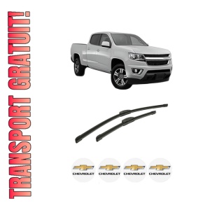 Set stergatoare auto CHEVROLET COLORADO Crew Cab Pickup din 2003-2006, pentru parbriz auto, 2 bucati, Bosch Aerotwin Retrofit, din cauciuc siliconat rezistent, 4 Stickere Auto CHEVROLET