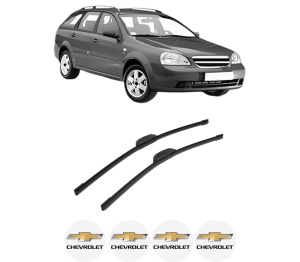 Set stergatoare auto CHEVROLET LACETTI Estate (J200) din 2005-2013, pentru parbriz auto, 2 bucati, Bosch Aerotwin Retrofit, din cauciuc siliconat rezistent, 4 Stickere Auto CHEVROLET - Img 2