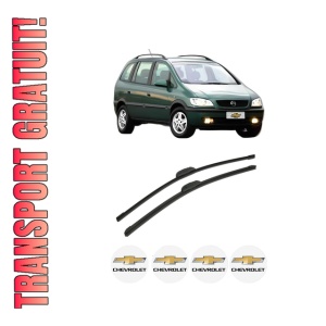 Set stergatoare auto CHEVROLET ZAFIRA (F75) din 2001-2012, pentru parbriz auto, 2 bucati, Bosch Aerotwin Retrofit, din cauciuc siliconat rezistent, 4 Stickere Auto CHEVROLET