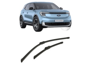 Set stergatoare auto FORD EXPLORER (CX740) din 2024, pentru parbriz auto, 2 bucati, Bosch Aerotwin, din cauciuc siliconat rezistent, 4 Stickere Auto FORD - Img 2