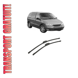 Set stergatoare auto FORD WINDSTAR din 1999-2003, pentru parbriz auto, 2 bucati, Bosch Aerotwin Retrofit, din cauciuc siliconat rezistent, 4 Stickere Auto FORD