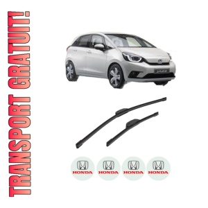 Set stergatoare auto HONDA JAZZ V (GR_, GS_) din 2020, pentru parbriz auto, 2 bucati, Bosch Aerotwin Retrofit, din cauciuc siliconat rezistent, 4 Stickere Auto HONDA