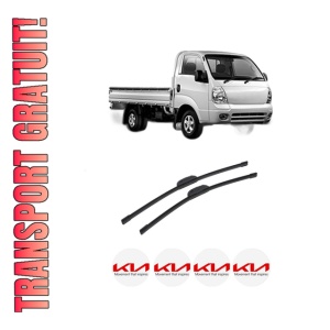 Set stergatoare auto KIA K2500 Platform/Chassis (SD) din 2003, pentru parbriz auto, 2 bucati, Bosch Aerotwin Retrofit, din cauciuc siliconat rezistent, 4 Stickere Auto KIA