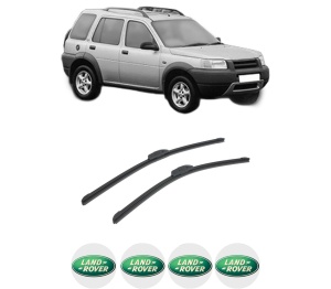 Set stergatoare auto LAND ROVER FREELANDER I (L314) din 1998-2006, pentru parbriz auto, 2 bucati, Bosch Aerotwin Retrofit, din cauciuc siliconat rezistent, 4 Stickere Auto LAND ROVER - Img 2