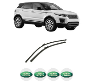 Set stergatoare auto LAND ROVER RANGE ROVER EVOQUE (L551) din 2018-2020, pentru parbriz auto, 2 bucati, Bosch Aerotwin, din cauciuc siliconat rezistent, 4 Stickere Auto LAND ROVER - Img 2