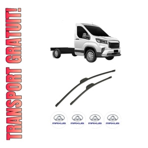 Set stergatoare auto MAXUS DELIVER 9 Platform/Chassis din 2022, pentru parbriz auto, 2 bucati, Bosch Aerotwin Retrofit, din cauciuc siliconat rezistent, 4 Stickere Auto MAXUS