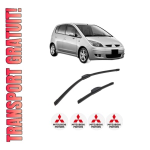 Set stergatoare auto MITSUBISHI COLT VI (Z3_A, Z2_A) din 2004-2012, pentru parbriz auto, 2 bucati, Bosch Aerotwin Retrofit, din cauciuc siliconat rezistent, 4 Stickere Auto MITSUBISHI