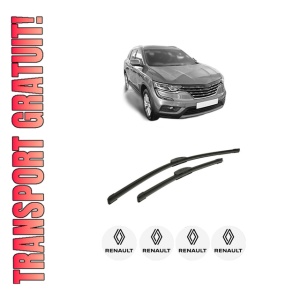 Set stergatoare auto RENAULT KOLEOS II (HC_) din 2016-2020, pentru parbriz auto, 2 bucati, Bosch Aerotwin Retrofit, din cauciuc siliconat rezistent, 4 Stickere Auto RENAULT