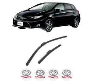 Set stergatoare auto TOYOTA AURIS (_E18_) din 2012-2018, pentru parbriz auto, 2 bucati, Bosch Aerotwin Retrofit, din cauciuc siliconat rezistent, 4 Stickere Auto TOYOTA - Img 2