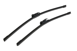 Set stergatoare BMW Seria 2 Coupe (F22, F87) din 2012-2021, pentru parbriz auto, 2 bucati, Bosch Aerotwin, din cauciuc siliconat rezistent, 4 Stickere Auto BMW Seria v52738