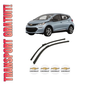 Set stergatoare CHEVROLET BOLT din 2016, pentru parbriz auto, 2 bucati, Bosch Aerotwin, din cauciuc siliconat rezistent, 4 Stickere Auto CHEVROLET