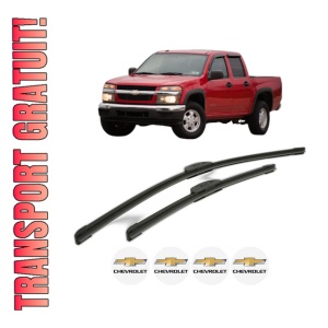Set stergatoare CHEVROLET COLORADO din 2005, pentru parbriz auto, 2 bucati, Bosch Aerotwin Retrofit, din cauciuc siliconat rezistent, 4 Stickere Auto CHEVROLET