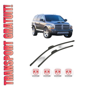 Set stergatoare DODGE DURANGO (HB) din 2003, pentru parbriz auto, 2 bucati, Bosch Aerotwin Retrofit, din cauciuc siliconat rezistent, 4 Stickere Auto DODGE