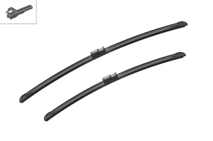 Set stergatoare FORD USA TAURUS Estate din 1999, pentru parbriz auto, 2 bucati, Bosch Aerotwin, din cauciuc siliconat rezistent, 4 Stickere Auto FORD USA v43034