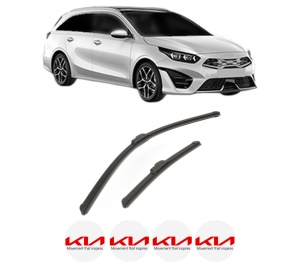 Set stergatoare KIA CEE'D Combi Van (JD) din 2012-2015, pentru parbriz auto, 2 bucati, Bosch Aerotwin Retrofit, din cauciuc siliconat rezistent, 4 Stickere Auto KIA v53493